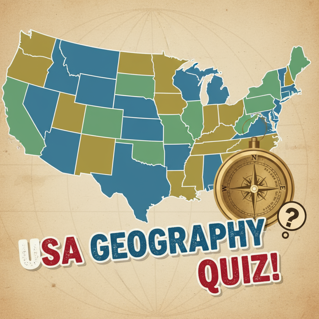 American states geography quiz