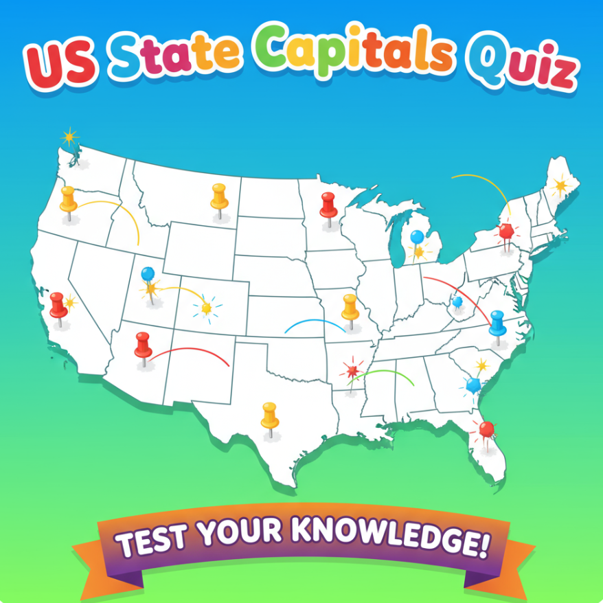 US State Capitals Quiz