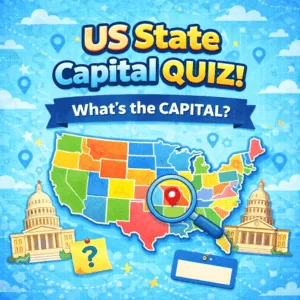 Us State Capital Quiz - 50 States