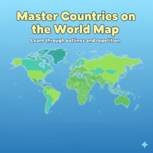 Countries of the World Quiz: Map Challenges To Guess Every Country 3 countries of the world quiz empty map used for learning country shapes