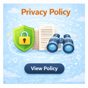 Privacy Policy page for GeoMapGame explaining data protection and user privacy