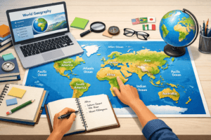 how to learn world geography easily using visual study methods