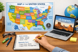 how to learn us geography easily using visual maps