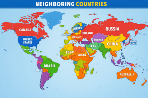 how to learn country borders easily by understanding neighboring countries