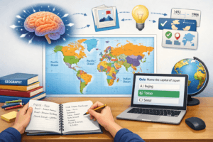 how to improve geography memory fast using visual learning
