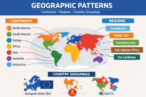 how to remember country names easily by recognizing patterns