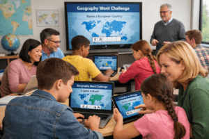 how to remember country names easily with interactive games