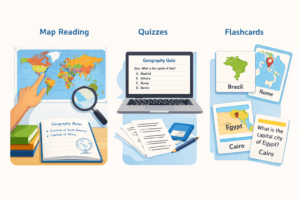 ways to practice geography daily using visual maps