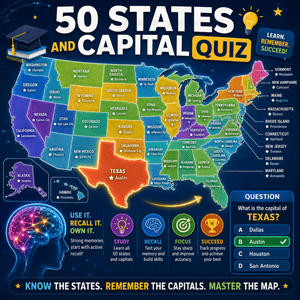 50 states and capital quiz