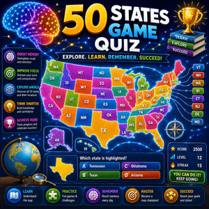 50 States Game Quiz