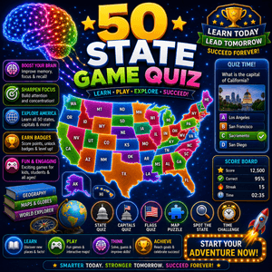50 State Game Quiz