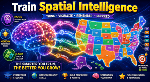 50 US State Quiz Game: Powerful Brain Challenge 2 image 95 - GeoMapGame